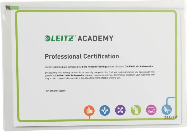 Leitz Traveller lynlåslomme